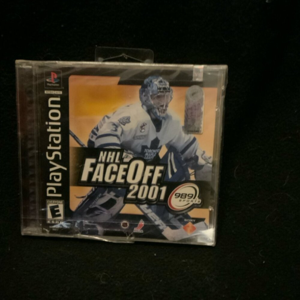 NHL FaceOff 2001 (Sony PlayStation 1, 2000) New Sealed with‎ Hanging Tag *WK